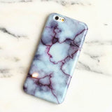 New Wine Red Pink Marble Case For iPhone